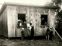 Klubovna přestěhována z Podbaby v říjnu 1948